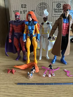 Marvel Legends X-Men Lot 97 Magneto Storm Gambit VHS Jean Grey Loose Complete • $43