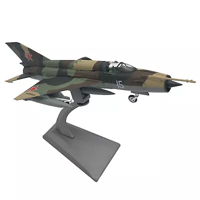 1/72 Soviet Classic Fighter Mig-21 MiG 21 Alloy Aircraft Model Military Scene G • $57.23