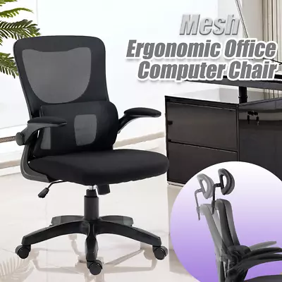 2024 Mesh Office Chair Executive Fabric Racing Gaming Seat Tilt Computer AU • $79.99