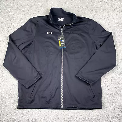 Under Armour Cold Gear Fleece Lining Jacket Men's XL Black NWT • $35.88