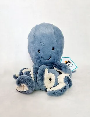 Jellycat Little Storm Blue Octopus Soft Toy NEW • £35