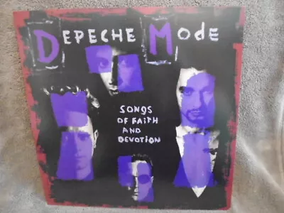 RARE PROMO Depeche Mode LP FLAT POSTER Songs Of Faith Devotion I FEEL YOU Recoil • $42.57