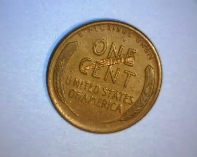 1956 D Lincoln Cent  Defective Planchet🌟laminated Reverse🌟error Coin • $6.50