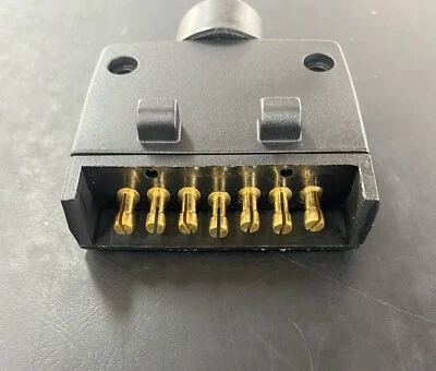 $7 • Buy 7 Pin Flat Trailer Plug Adaptor Socket Car Caravan Boat Camper Trailer Parts