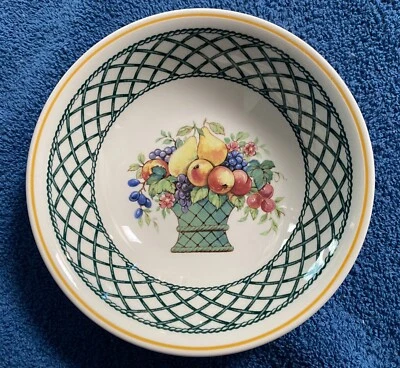 £14.72 • Buy Villeroy & Boch Basket  Soup/Cereal Bowl Basket 6  STAMPED W Germany 1748 & H &G