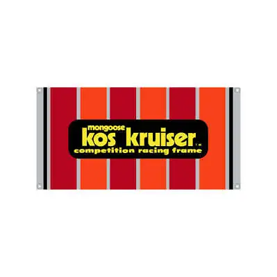 Mongoose - Kos Kruiser Banner - Old School Bmx • $63.87