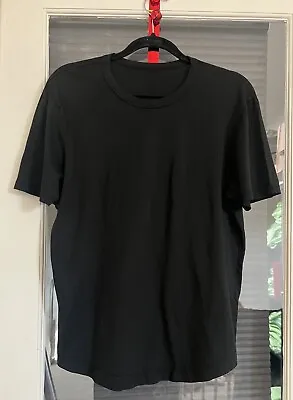 NWOT Buck Mason Black Pima Curved Tees Set Of 2 Shirts Size Large 100% Cotton • $14