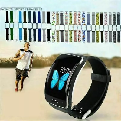 Colorful Watch Band Strap Silicone Bracelets For Samsung Galaxy Gear S SM-R750 • $8.79