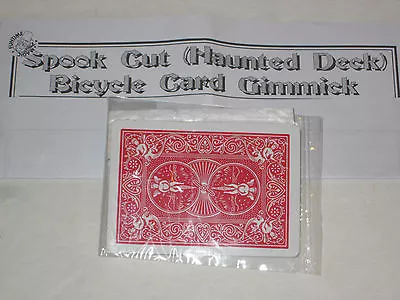 Spook Cut (Haunted Deck) Card Gimmick Magic Trick - Spooky Scary Close Up Prop • $8