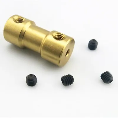 2/3/3.17/4/5mm Motor Copper Shaft Coupling Coupler Connector Sleeve Adapter NzRZ • $6.80