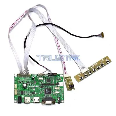 HDMI+VGA+AV+USB LCD EDP Controller Board LED For 11.6  NT116WHM 1366X768 Panel • $24.49