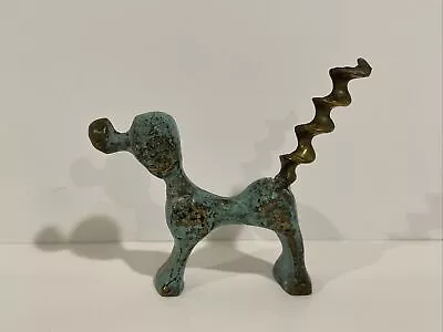 $49.99 • Buy Mid-century HAKULI Brass Barware POODLE CORKSCREW Vintage RARE