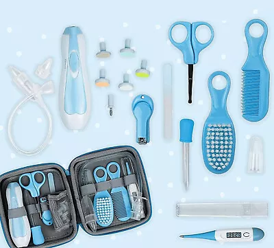 18Pc Baby Boy Health Care Grooming Kit With  Electric Nail File Trimmer Set • $24.99