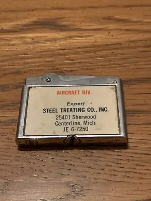 Vintage Rare - Steel Treating Co. Centerline Michigan Lighter  • $24.99