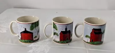  Vintage Warren Kimble Country Life  Brandon House  Red Barn Farmhouse Lot Of 3 • $20