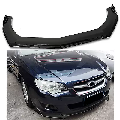 For Subaru Legacy Front Bumper Lip Spoiler Splitter Glossy Black Body Kit  Y • $69.99