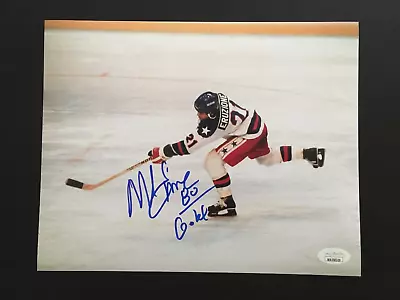 Mike Eruzione Autographed 8 X 10 1980 Olympic Photo  J.s.a. Authenticated • $59.95