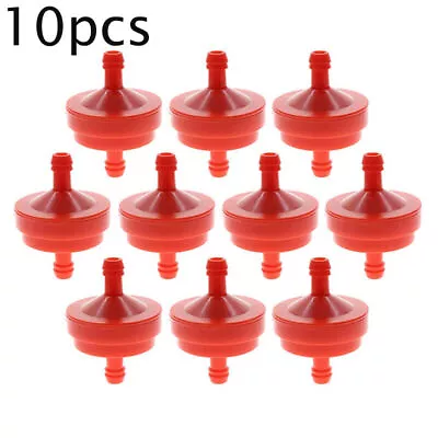 10x Lawn Mower 1/4  Inline Gas Fuel Filter Fits Briggs Stratton 298090 298090S • £7.43