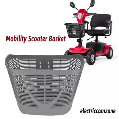 Mobility Scooter Basket Large Front Basket Wheelchair Basket Bag Replacements • $13.99