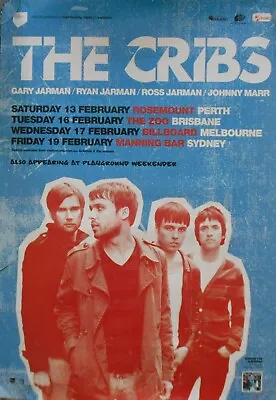 The CRIBS AUSTRALIAN Tour Poster Johnny Marr THE SMITHS ~ Original • $49.95