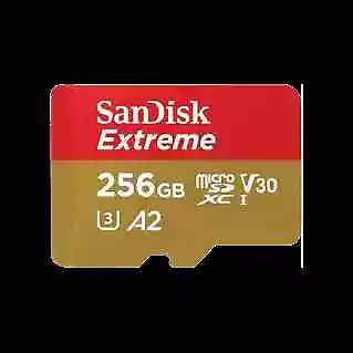 SanDisk 256GB Extreme MicroSDXC UHS-I Memory Card - SDSQXAV-256G-AN6MA • $24.99