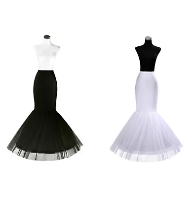 Petticoat For Mermaid Prom Gown Crinoline Slips Underskirt For Wedding Dress • $15.90