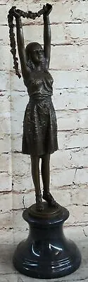 Signed D.H. Chiparus Bronze Art Decorative Dancers Statue 'By Palmyra' Deal • £139.95