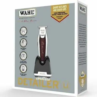 Wahl Cordless Detailer Li  T-Wide Blade (AUS-SELLER-FAST SHIPPING) • $220