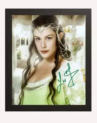 LIV TYLER ARWEN Lord Of The Rings SIGNED & FRAMED AUTOGRAPH 10X8 REPRODUCTION PP • £19.99