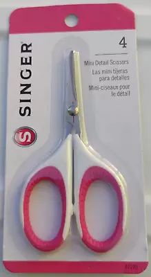 Comfort Grip Mini Detail Scissors 4  Right Or Left Handed Rounded Tips Craft • $6.93