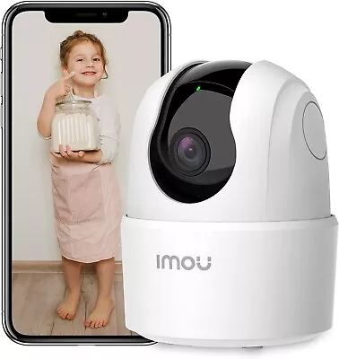 Baby Monitor PTZ WiFi Camera Indoor CCTV Camera 2K 2-Way Talk Auto Tracking IMOU • £18.99