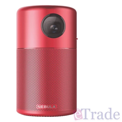 $429 • Buy Nebula Capsule Portable Wireless Bluetooth WiFi Pocket Projector By Anker - Red