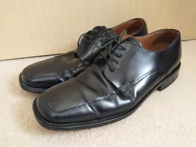 Jones The Bootmaker Mens Formal Shoes Wanstead Patent Black Leather UK Size 12 • £9.99