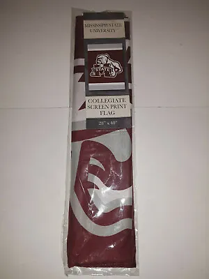 Mississippi State Bulldogs College Screen Print Banner 28  X 40  • $12.99