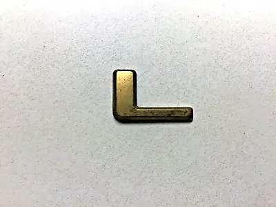 Vintage Chrysler C H R Y S L E R Gold Tone Individual Letter L Emblem 33003 • $7.99