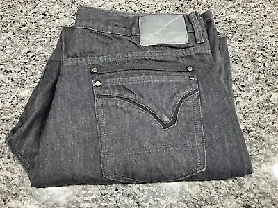 Sean John 100% Cotton Denim Jeans Gray Men’s Size W38 X L32 Regular Fit Straight • $19.99