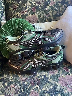 Men US 12 ASICS GEL-QUANTUM KINETIC Shamrock Green Dark Sepia • $200