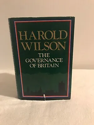 £125 • Buy The Governance Of Britain By Harold Wilson (Signed)