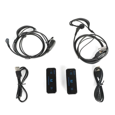 $48.11 • Buy 2PCS Mini Two-Way Radio Walkie Talkie FM Transceiver With Headphones Strap Kit
