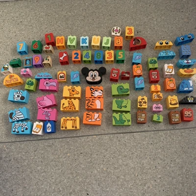 $28 • Buy Lego Duplo Printed Block Lot