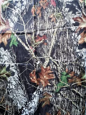 Mossy Oak Camo Fabric Vintage 1999 Polyester Or Nylon  1 Piece 1.7 Yards X WOF • $8.18