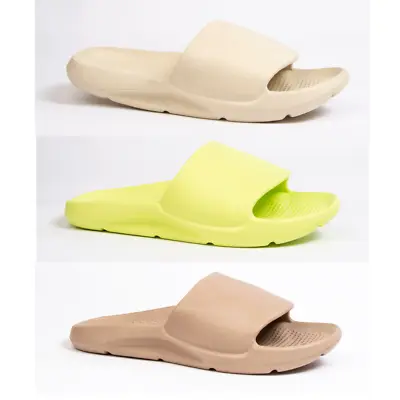 £8.49 • Buy Ladies Slides Slippers EVA Comfort Summer Mules Shower Beach Sliders UK Free P&P
