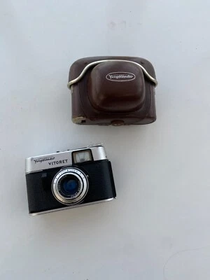 £12 • Buy Voigtlander Vitoret Camera Vintage Retro Old Camera & Case, West Germany 35mm