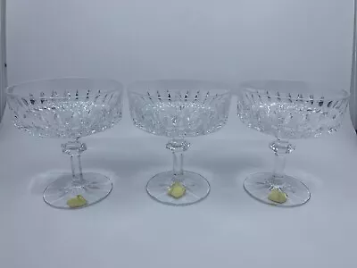 Nachtmann Angelique Crystal Champagne/Sherbet  Glasses Set Of 3 • $30