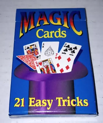 Magic Card Tricks  Deck Of Cards - 21 Easy To Learn Tricks - Cards Sealed In Box • $5.99