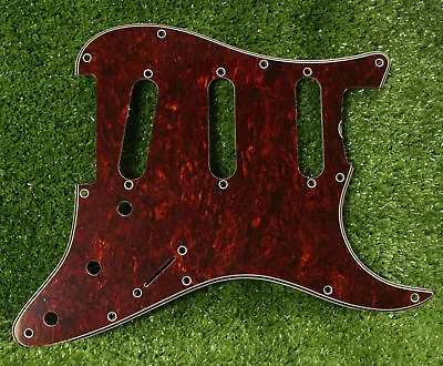 Standard Pickguard For 62 Strat For USA Mex Fender - Red Tortoise Shell • $21.45