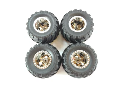 $39.99 • Buy NEW: 4x Team Associated MT12 1/12 Scale Monster Truck Tires & Wheels