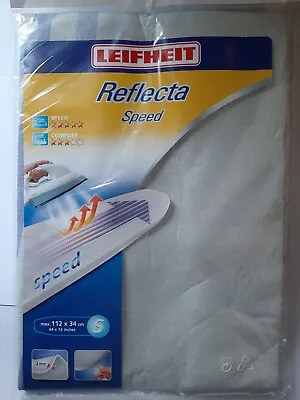 Leifheit Ironing Board Cover 'Reflecta Speed' 112cm X 34cm 72331-4 Fitting. • £2.50
