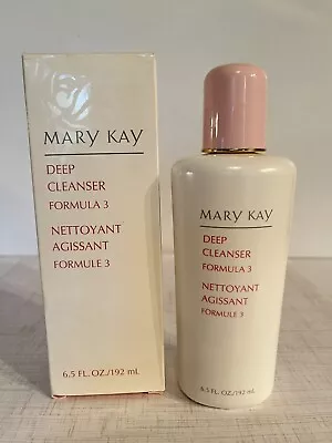 Mary Kay Deep Cleanser Formula 3 Oily Sensitive Skin Full Size 6.5fl Oz NEW  • $34.31