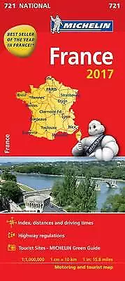 (Very Good)-France 2017 (Michelin National Maps) (Map)-Michelin-2067218611 • £7.40